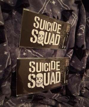 2 Dc Comics Suicide Squad Decal Stickers for Vehicle Window!